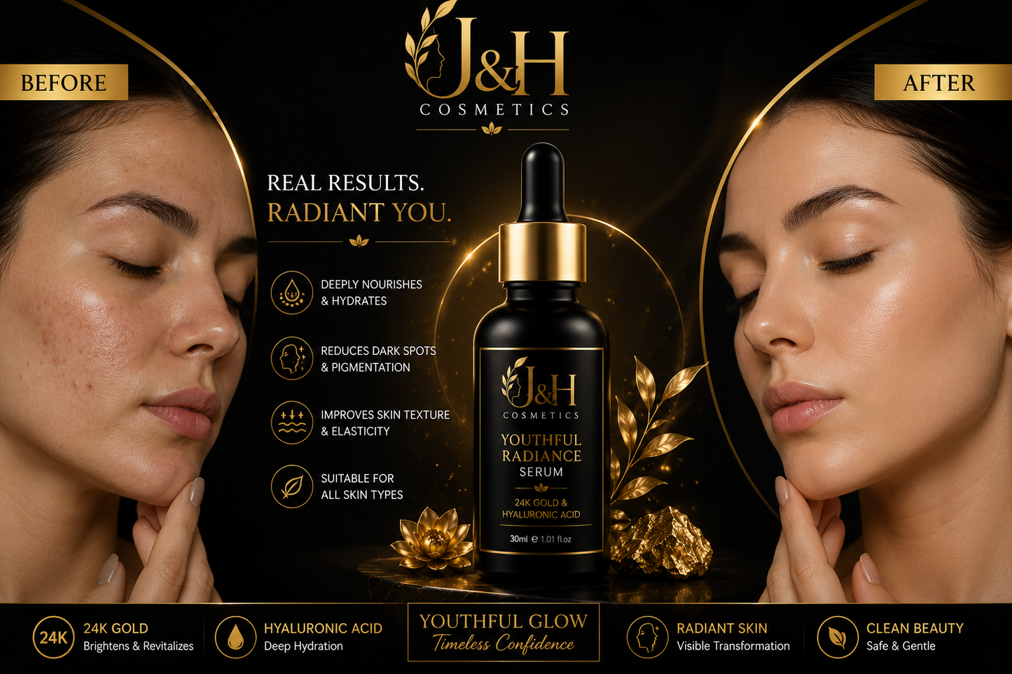 24K Gold Hyaluronic Serum